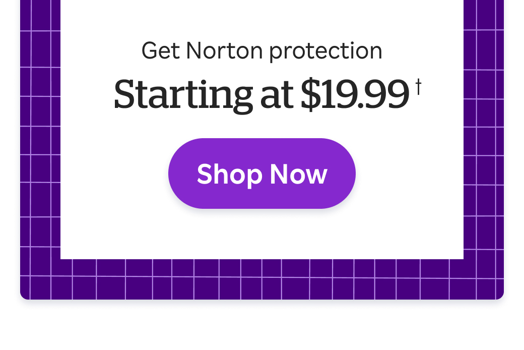 Norton: Deals starting at $19.99 † + 80% Cash Back