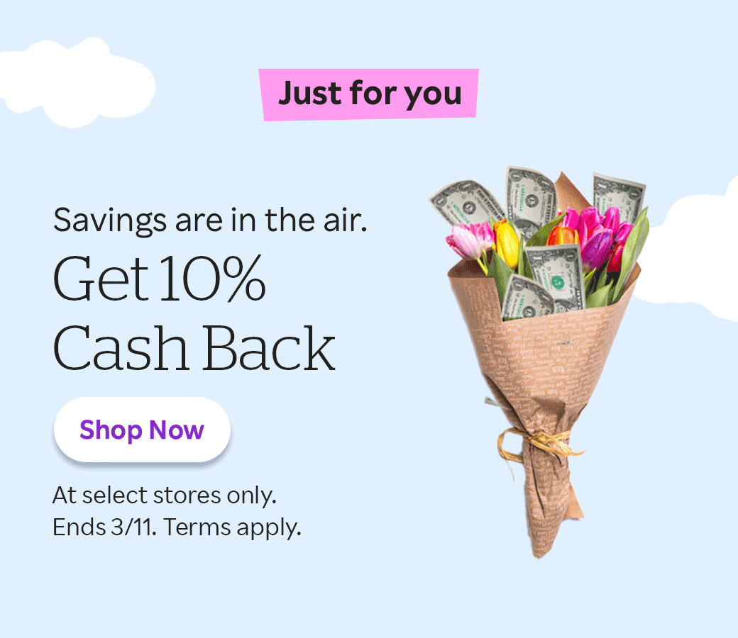 10% Cash Back
