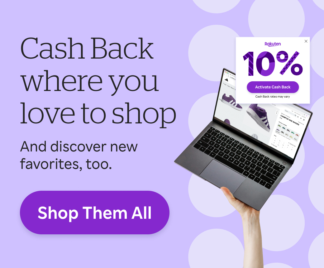 Shop your favorites and earn Cash Back!
