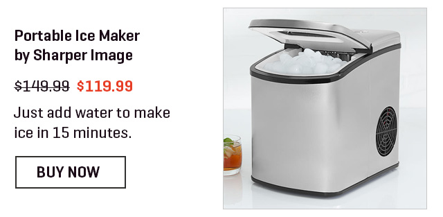 Portable Ice Maker by Sharper Image @