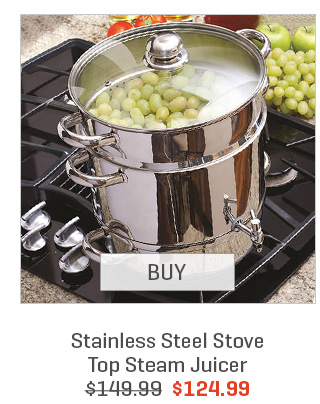 Stainless Steel Stove Top Steam Juicer