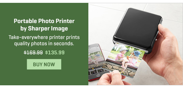 Portable Photo Printer by Sharper Image