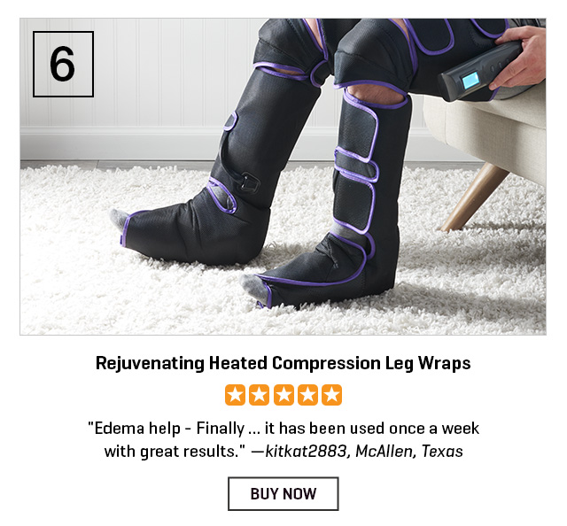 Rejuvenating Heated Compression Leg Wraps