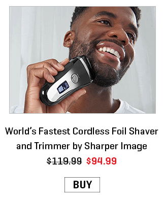 World's Fastest Cordless Foil Shaver and Trimmer