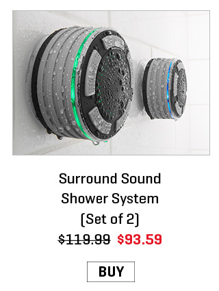 Surround Sound Shower System (Set of 2)