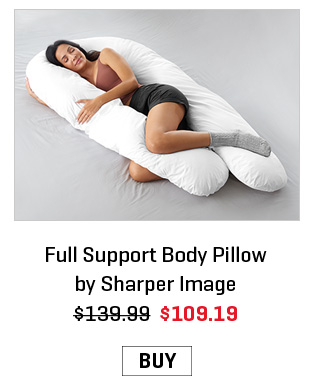 Full Support Body Pillow by Sharper Image