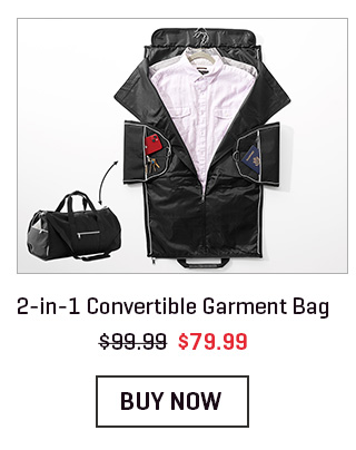 2-in-1 Convertible Garment Bag