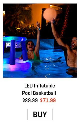 LED Inflatable Pool Basketball