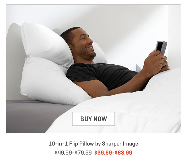 10-in-1 Flip Pillow by Sharper Image