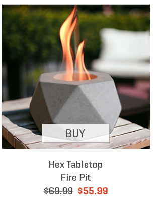 Hex Tabletop Fire Pit