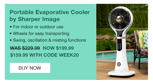 Portable Evaporative Cooler by Sharper Image