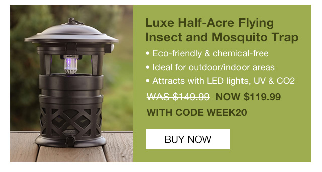 Luxe Half-Acre Flying Insect and Mosquito Trap