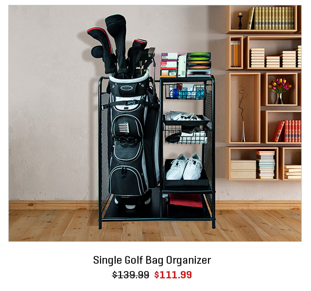 Single Golf Bag Organizer