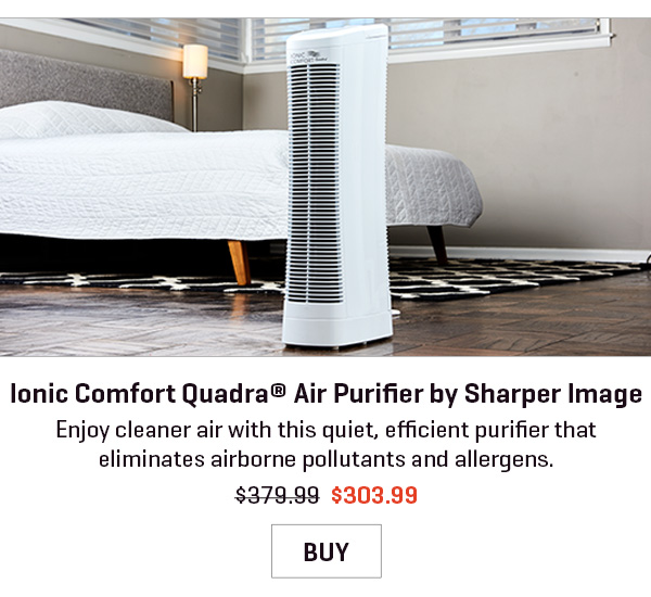 Ionic Comfort Quadra Air Purifier by Sharper Image