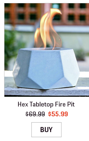 Hex Tabletop Fire Pit