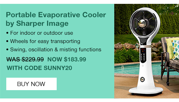 Portable Evaporative Cooler by Sharper Image