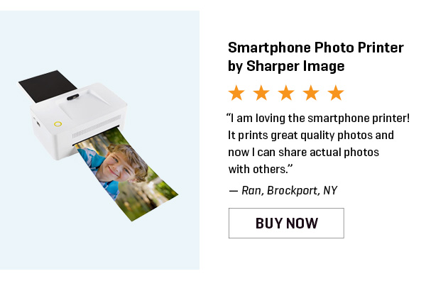 Smartphone Photo Printer by Sharper Image