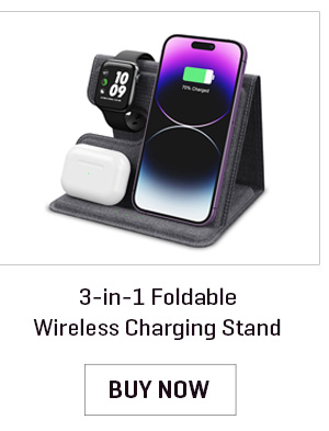 3-in-1 Foldable Wireless Charging Stand
