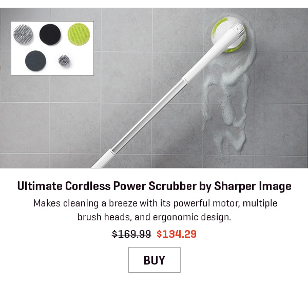 Ultimate Cordless Power Scrubber by Sharper Image