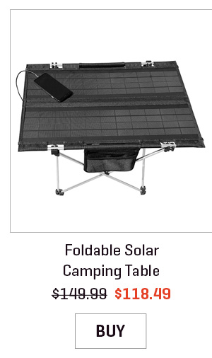 Foldable Solar Camping Table