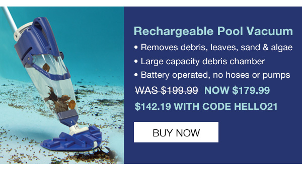 Rechargeable Pool Vacuum