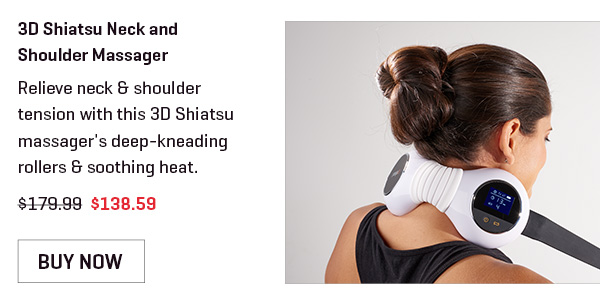 3D Shiatsu Neck and Shoulder Massager