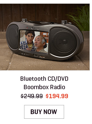 Bluetooth CD/DVD Boombox Radio
