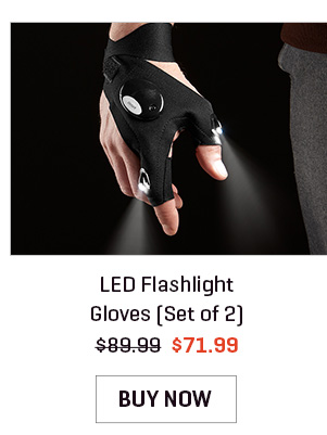 LED Flashlight Gloves (Set of 2)