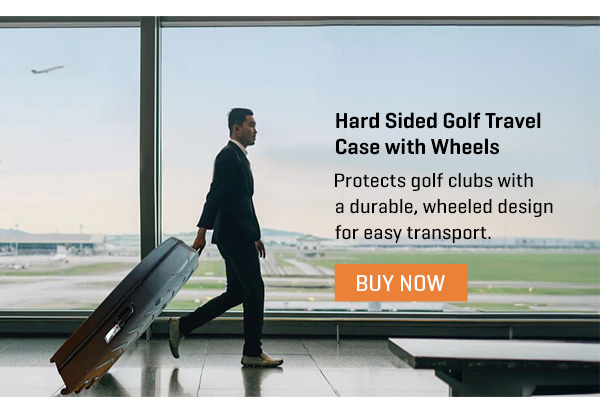 Hard Sided Golf Travel Case with Wheels