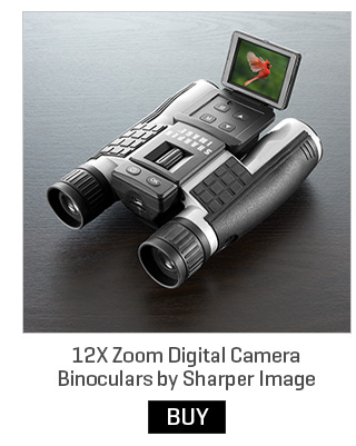 12X Zoom Digital Camera Binoculars by Sharper Image