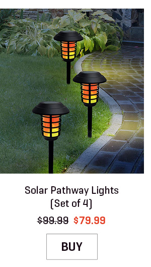 Solar Pathway Lights (Set of 4)