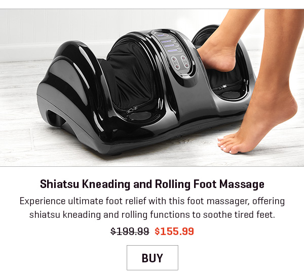 Shiatsu Kneading and Rolling Foot Massage