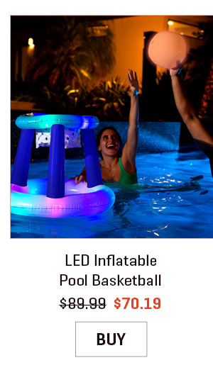 LED Inflatable Pool Basketball