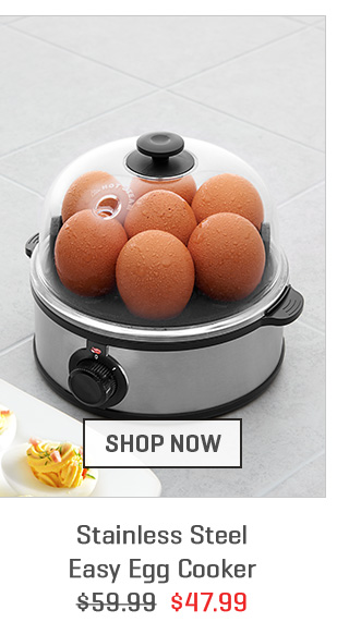 Stainless Steel Easy Egg Cooker