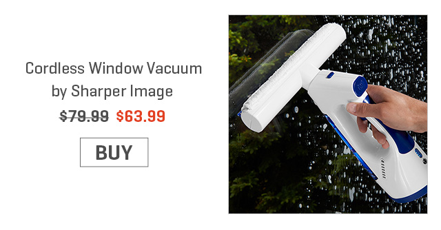 Cordless Window Vacuum by Sharper Image @