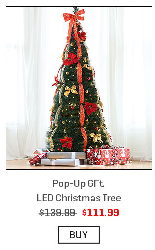 Pop-Up 6Ft. LED Christmas Tree