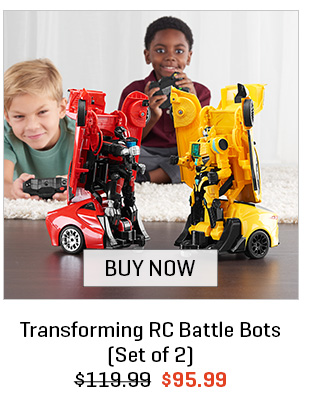 Transforming RC Battle Bots (Set of 2)