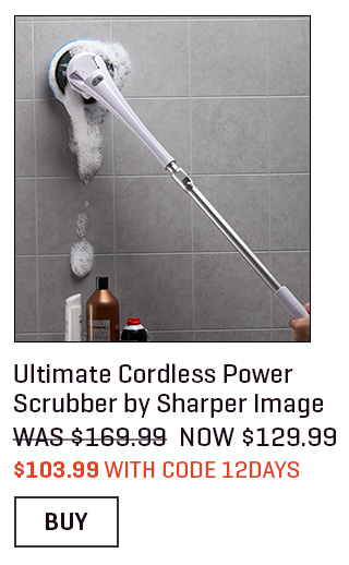 Ultimate Cordless Power Scrubber by Sharper Image @