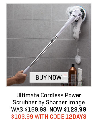 Ultimate Cordless Power Scrubber by Sharper Image @