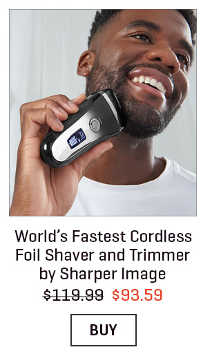 World's Fastest Cordless Foil Shaver and Trimmer
