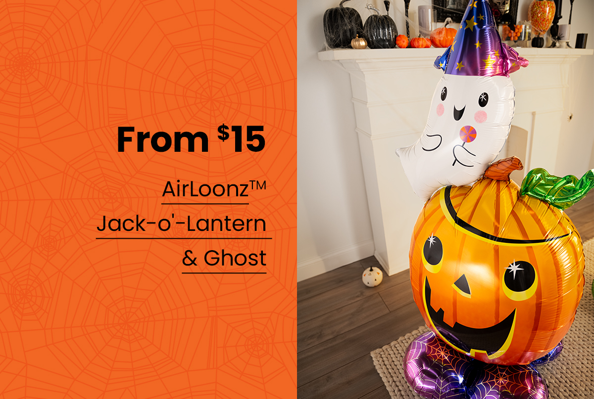 From *15 AirLoonz Jack-o'-Lantern Ghost 