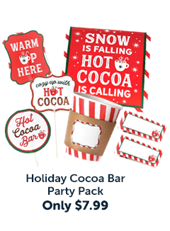 Holiday Cocoa Bar Party Pack