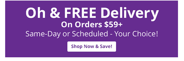 Free Delivery On Orders $59+