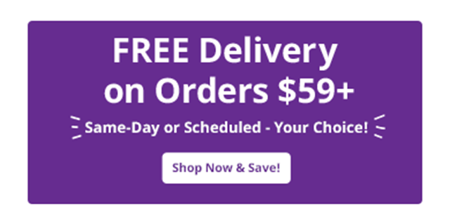 Free Delivery On Orders $59+