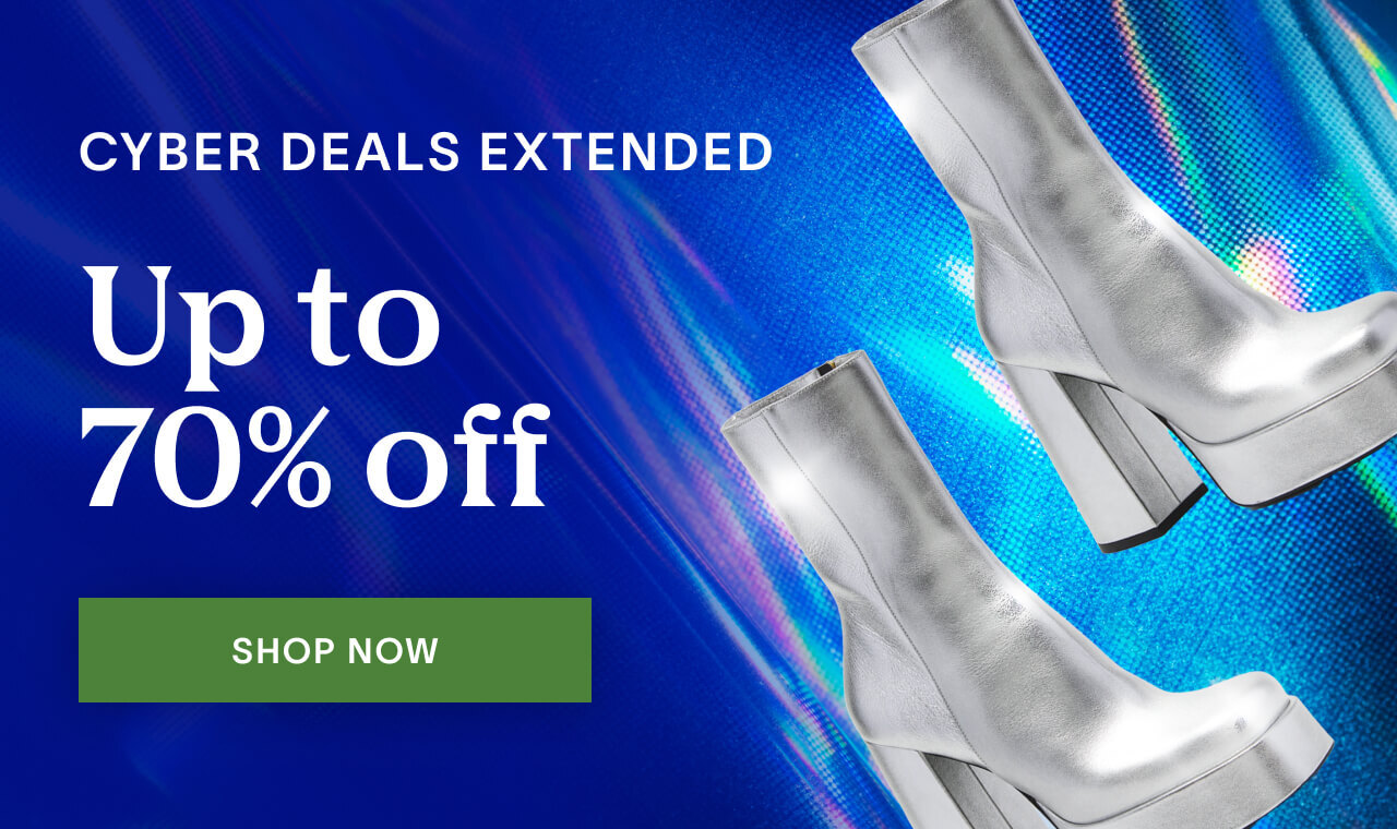 Cyber Monday Deals Extended: Up to 70% off. Shop now.