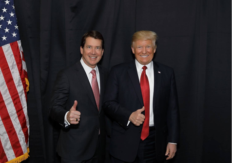 Bill Hagerty and President Trump