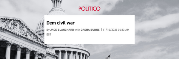 Politico - Dem Civil War