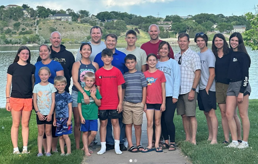 Mike Rounds and his family