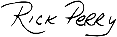 Rick Perry Signature