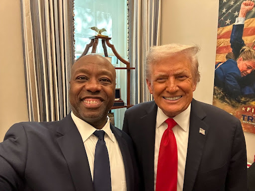 Tim Scott and President Trump Selfie